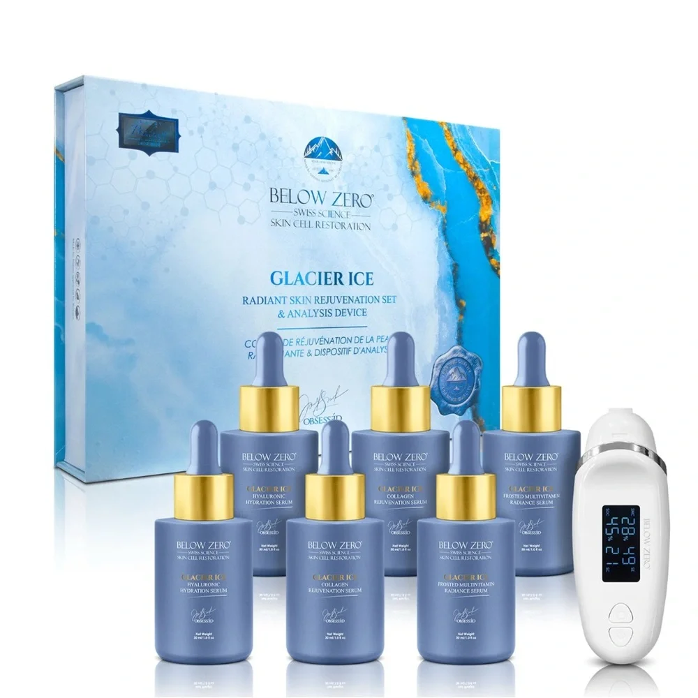 Below Zero Glacier Ice Radiant Skin Rejuvenation & Analysis Device--NIB/Sealed